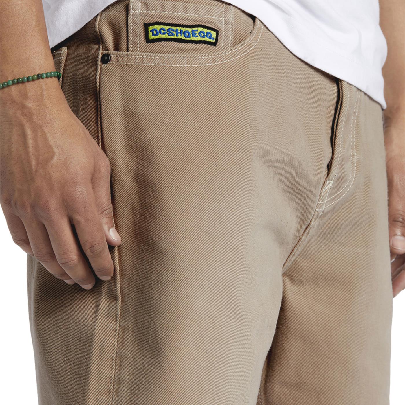 DC Shoes Worker Baggy Denim Short Incense Overdye  - ADYDS03013IO