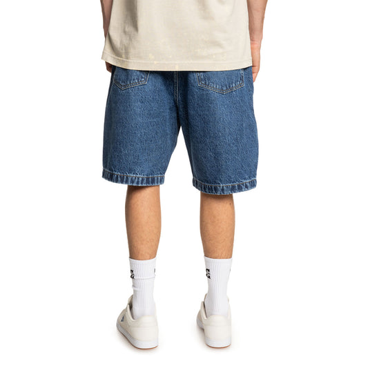 DC Shoes Worker Baggy Denim Short Stone Indigo  - ADYDS03020-BLCW