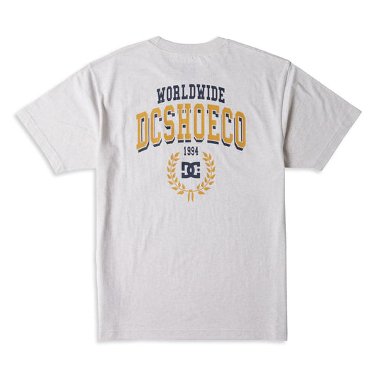 DC Shoes Freshman Pocket SS Tee Snow Heather  - ADYZT05409-SCVW