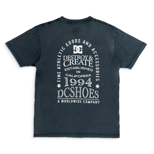 DC Shoes Line Up SS Tee Black Acid  - ADYZT05446-BAC