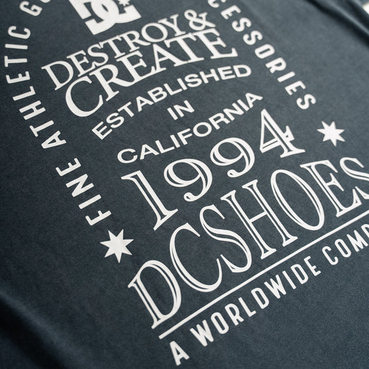 DC Shoes Line Up SS Tee Black Acid  - ADYZT05446-BAC