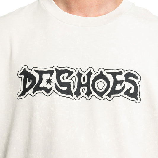 DC Shoes Diehard SS Tee Moonbeam Rain Wash  - ADYZT05451-SEZW