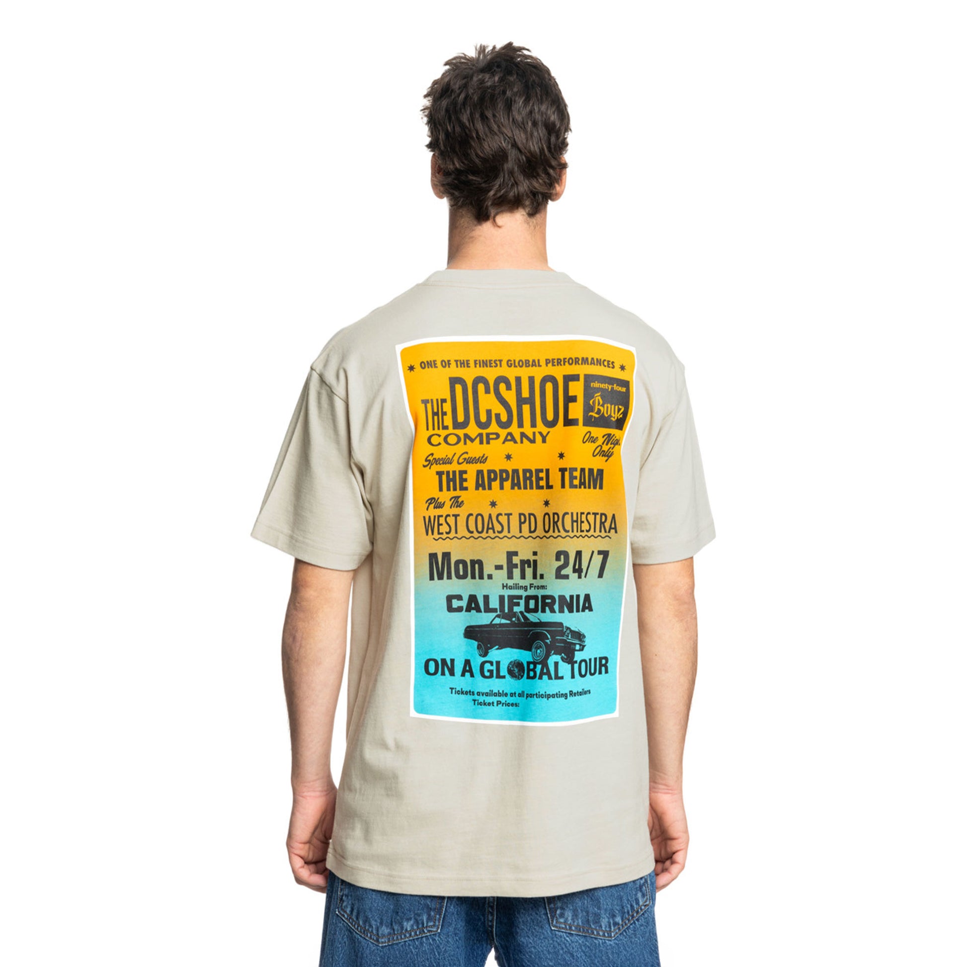 DC Shoes The Venue SS Tee Pelican  - ADYZT05455-SGB0