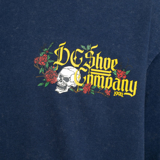 DC Shoes Standoff SS Tee Dress Blues Rain Wash  - ADYZT05460-BTKW