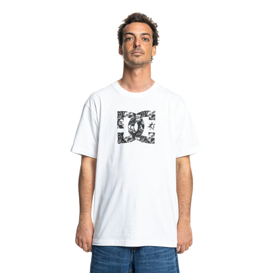 DC Shoes DC Star Skully SS Tee White  - ADYZT05461-WBB0