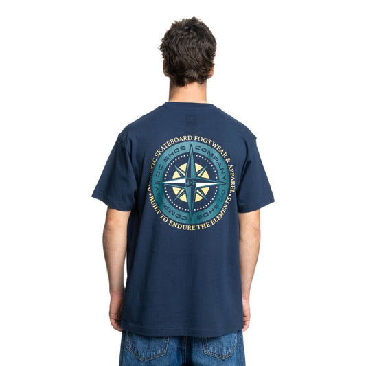 DC Shoes True North SS Tee Dress Blues  - ADYZT05469-BTK0