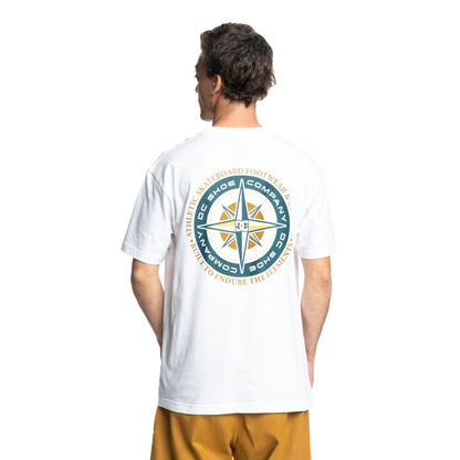 DC Shoes True North SS Tee White  - ADYZT05469-WBB0