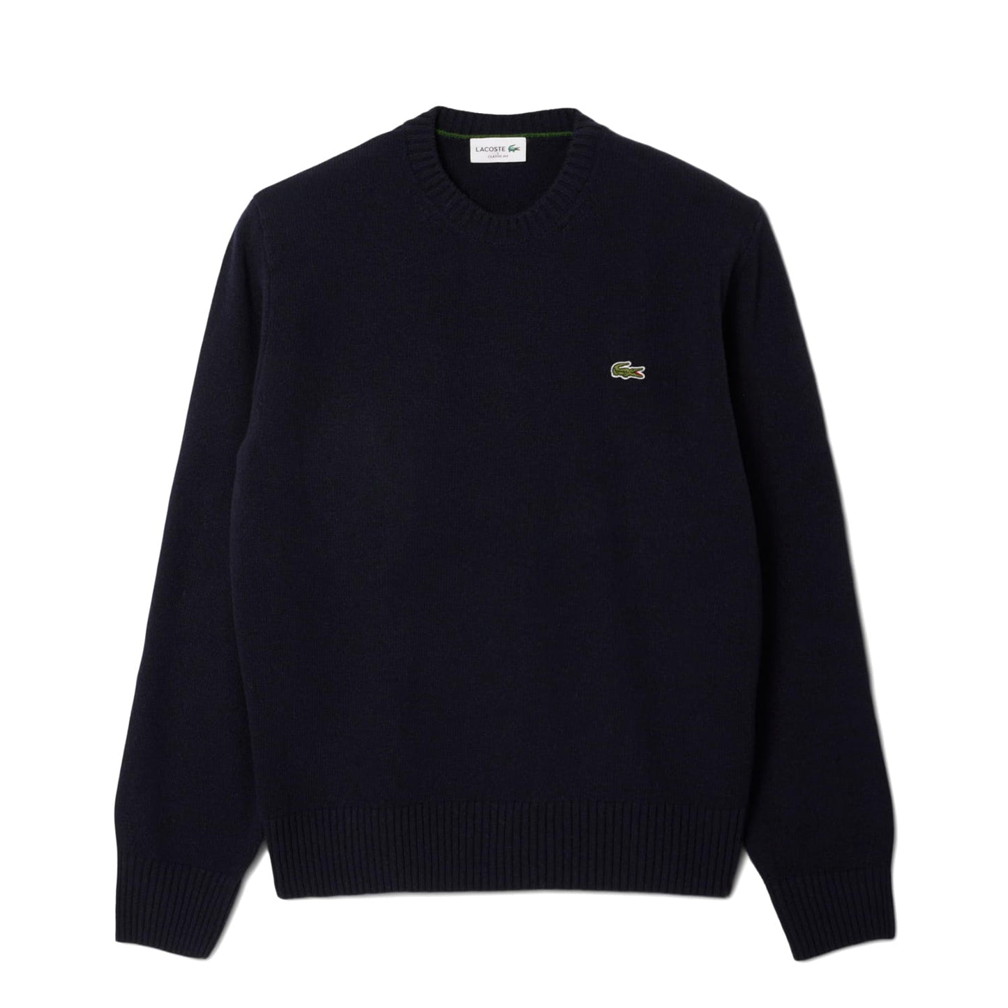 Lacoste Wool Crew Neck Sweater Navy  - AH2916-166
