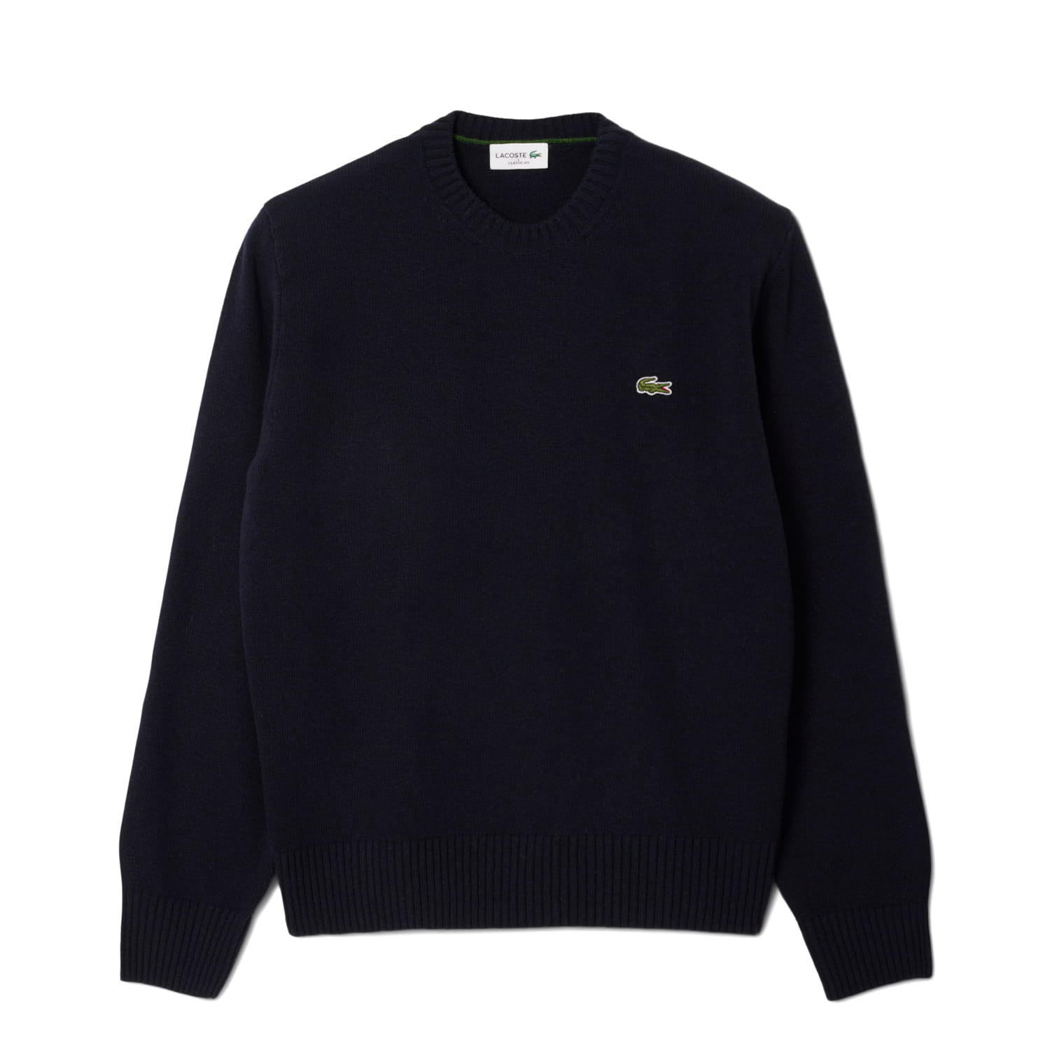 Lacoste Wool Crew Neck Sweater Navy  - AH2916-166
