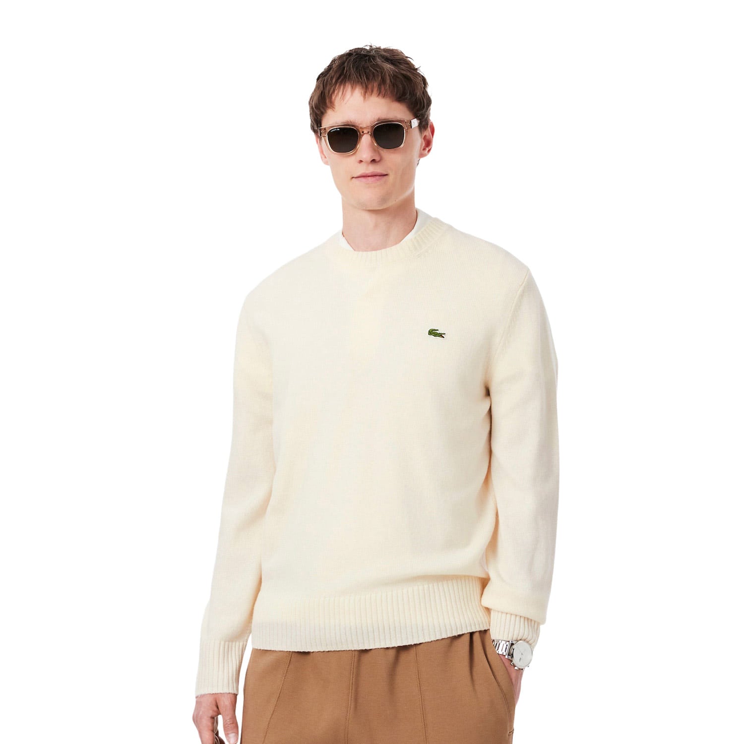 Lacoste Wool Crew Neck Sweater Laponie  - AH2916-XFJ