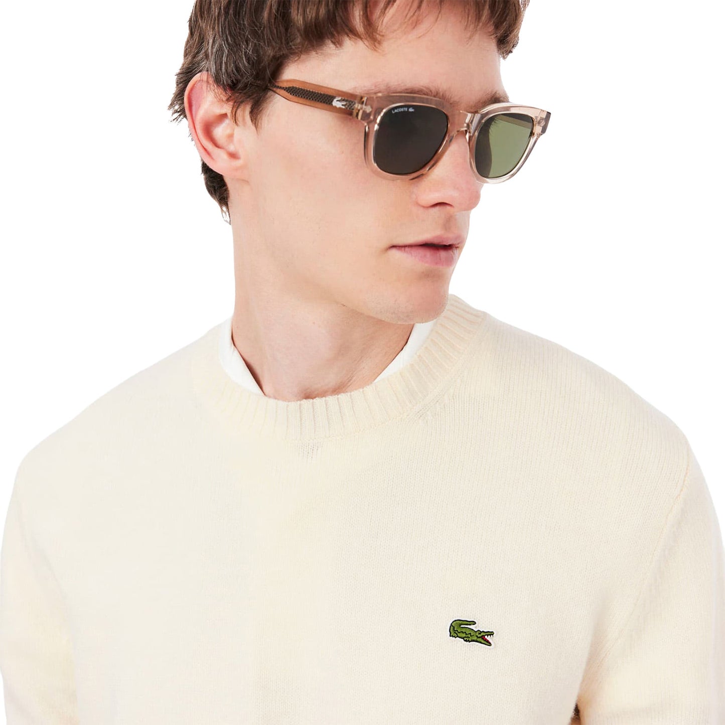 Lacoste Wool Crew Neck Sweater Laponie  - AH2916-XFJ