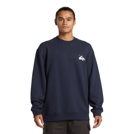 Quiksilver DNA Petroglyph Crew Dark Navy  - AQYFT03374-KTP0