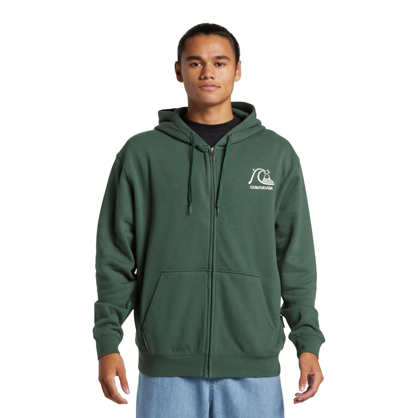 Quiksilver Graphic Zip Hoodie Forest  - AQYFT03413-GRT0