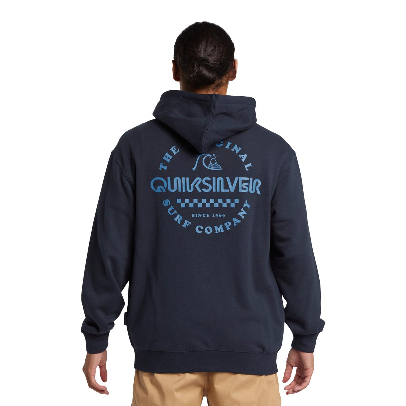 Quiksilver Graphic Zip Hoodie Dark Navy  - AQYFT03413-KTP0