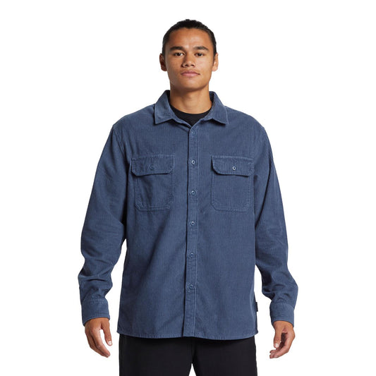 Quiksilver Venture Overshirt Cord Vintage Indigo  - AQYWT03345-BYL0