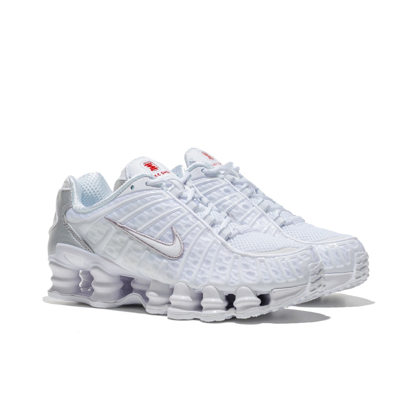Nike W Nike Shox TL White/White-Metallic Silver  - AR3566-100