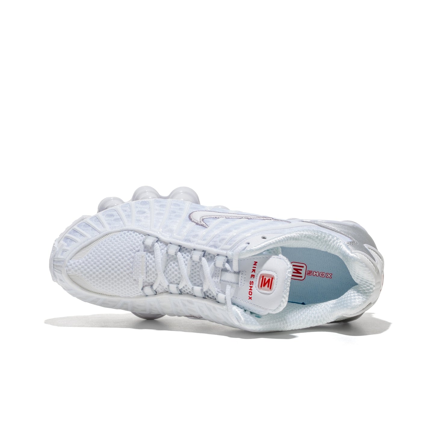 Nike W Nike Shox TL White/White-Metallic Silver  - AR3566-100