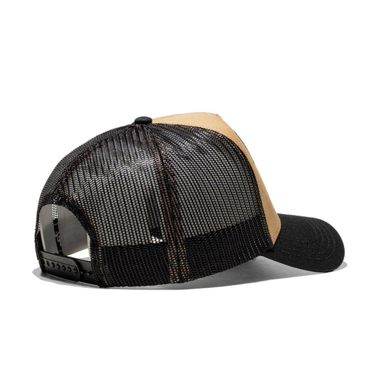 Von Dutch Trucker Cap Black/Beige  - ARTMOU