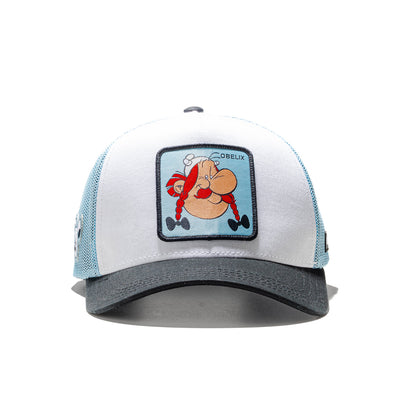 Capslab Asterix Obelix Cap White/Black/Light Blue  - AST1-CT-MEN