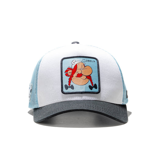 Capslab Asterix Obelix Cap White/Black/Light Blue  - AST1-CT-MEN