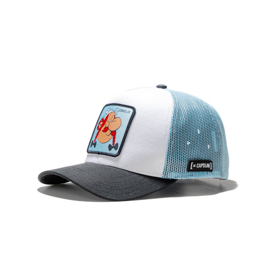 Capslab Asterix Obelix Cap White/Black/Light Blue  - AST1-CT-MEN