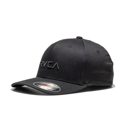 RVCA RVCA Flexfit Cap Black  - AVYHA00477-BLK