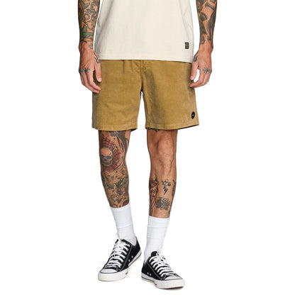 RVCA Escape Elastic Cord II Short Ochre  - AVYWS00366-OCR