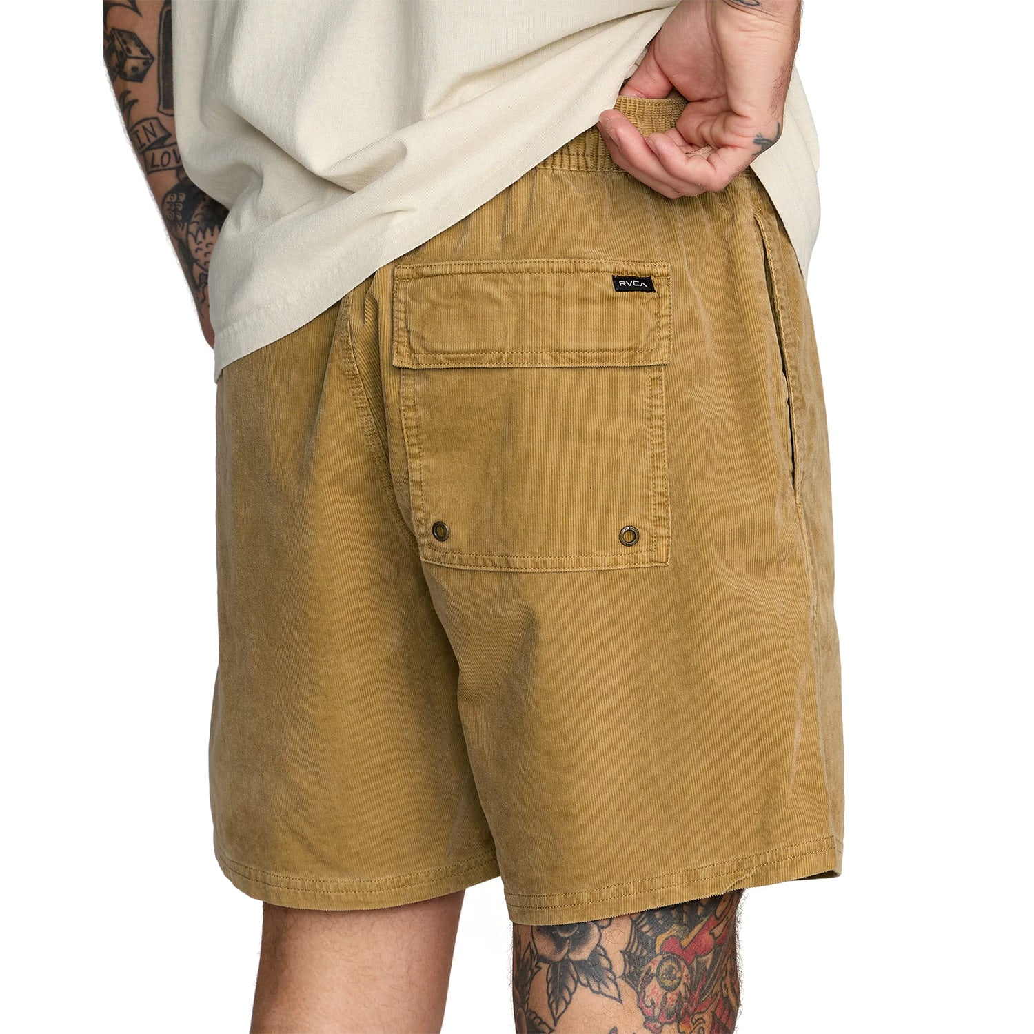RVCA Escape Elastic Cord II Short Ochre  - AVYWS00366-OCR