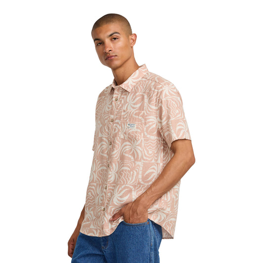 RVCA Exotica SS Shirt Pale Mauve  - AVYWT00500-PAL