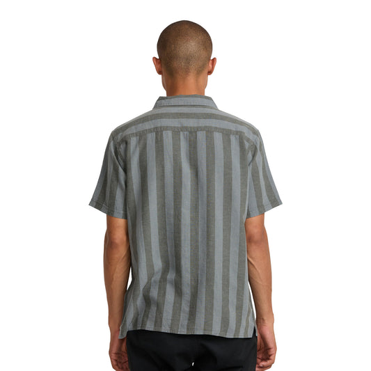 RVCA Love Stripe SS Shirt Sage Leaf  - AVYWT00501-SLE