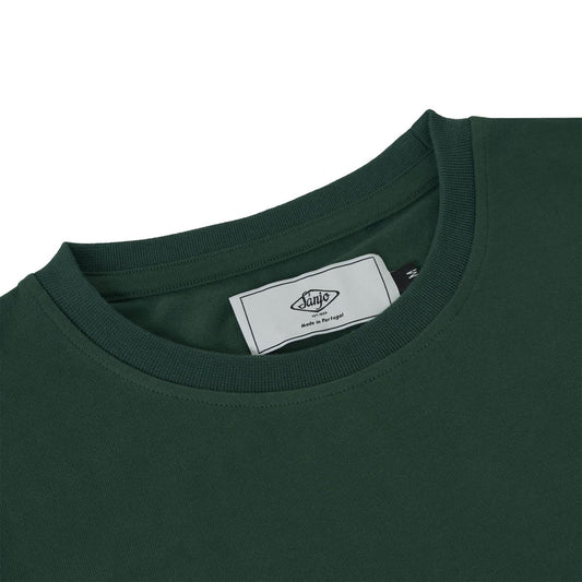Sanjo Patch Classic T-Shirt Bottle Green  - AW23_1PA_018