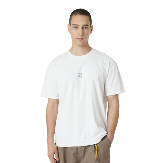 Blue Banana Bonfire Tee White  - AW25UG011BONWH00