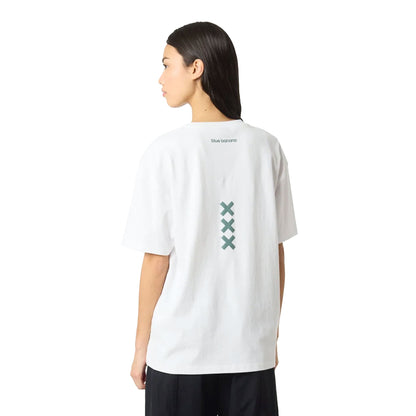Blue Banana Bonfire Tee White  - AW25UG011BONWH00