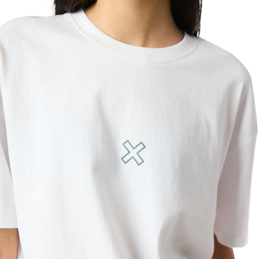 Blue Banana Bonfire Tee White  - AW25UG011BONWH00