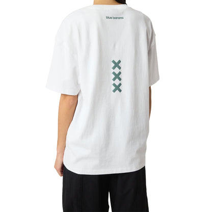 Blue Banana Bonfire Tee White  - AW25UG011BONWH00