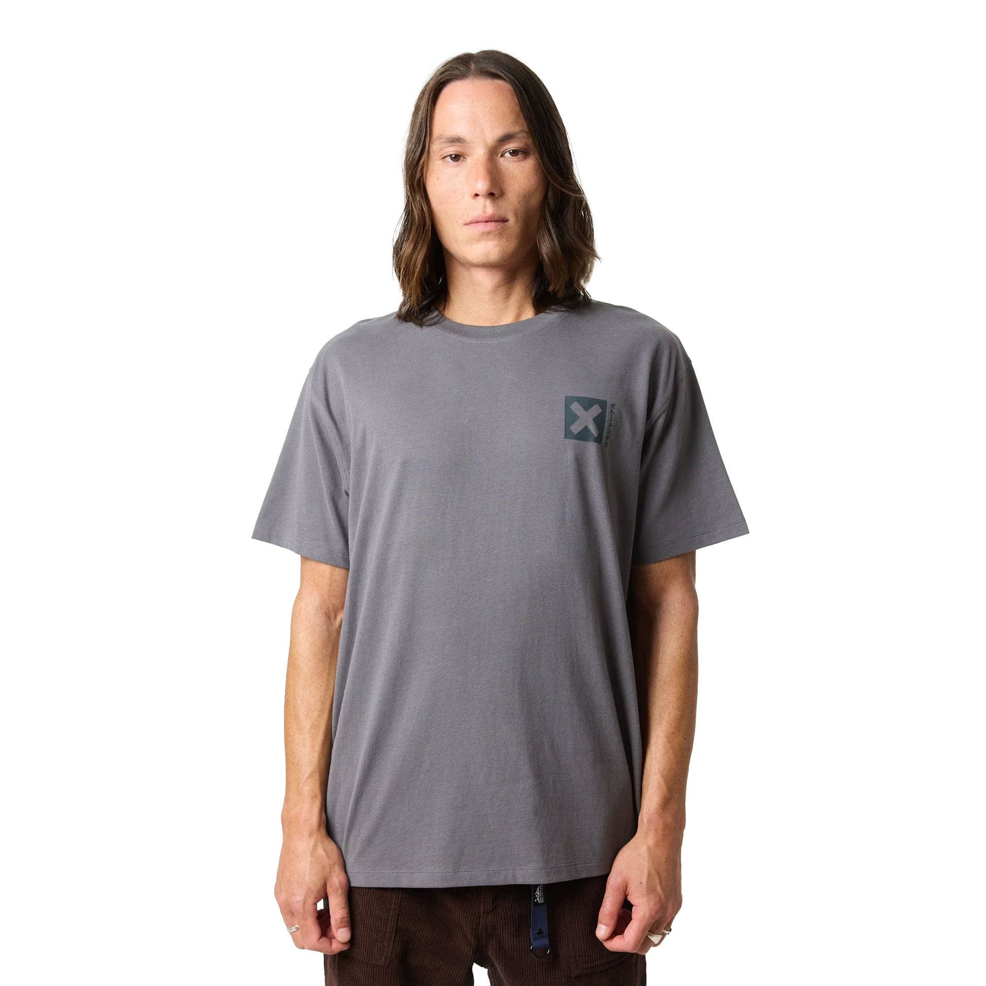 Blue Banana Nature Tee Ash  - AW25UG011NATGY02
