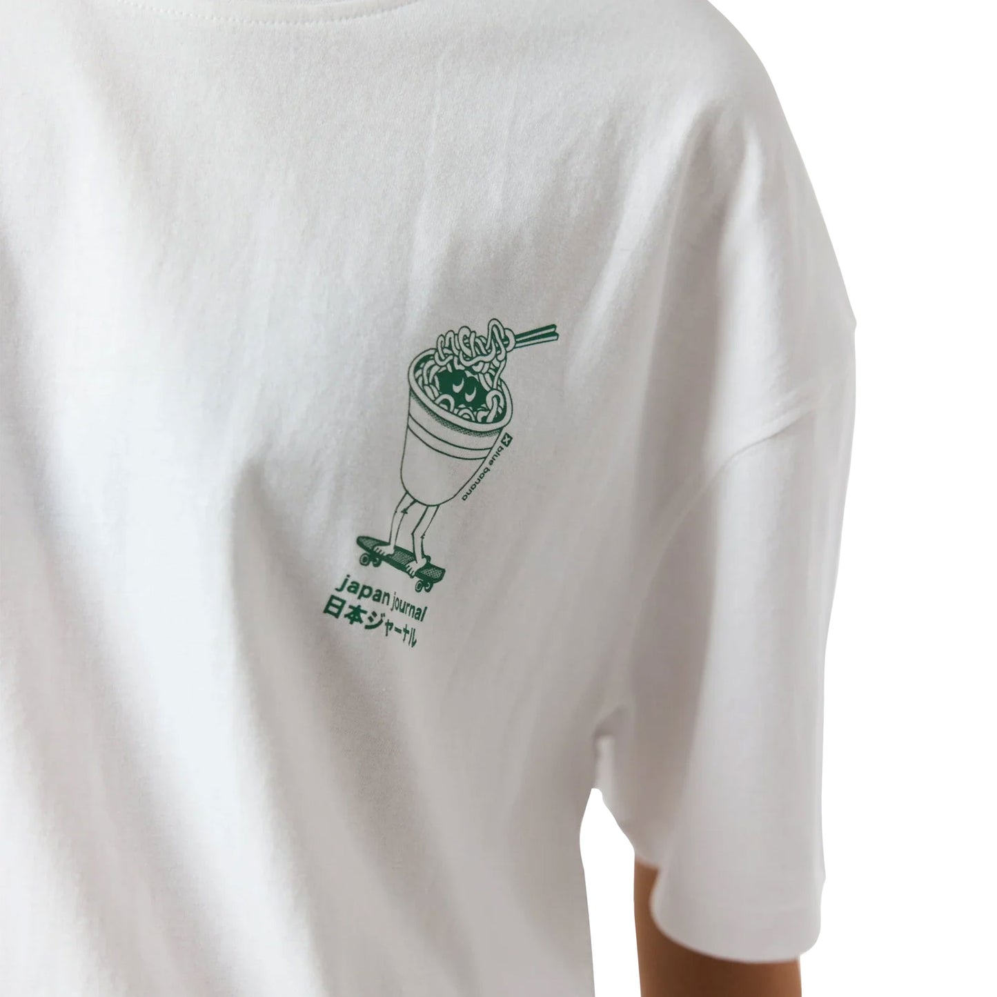 Blue Banana Ramen Tee White  - AW25UG011RAMWH00