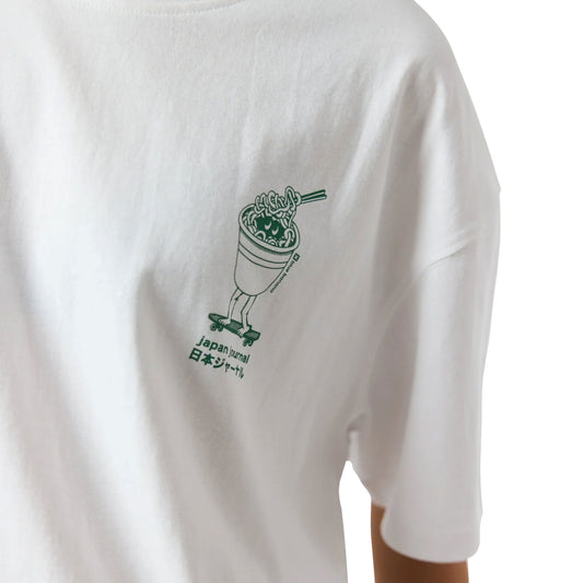Blue Banana Ramen Tee White  - AW25UG011RAMWH00