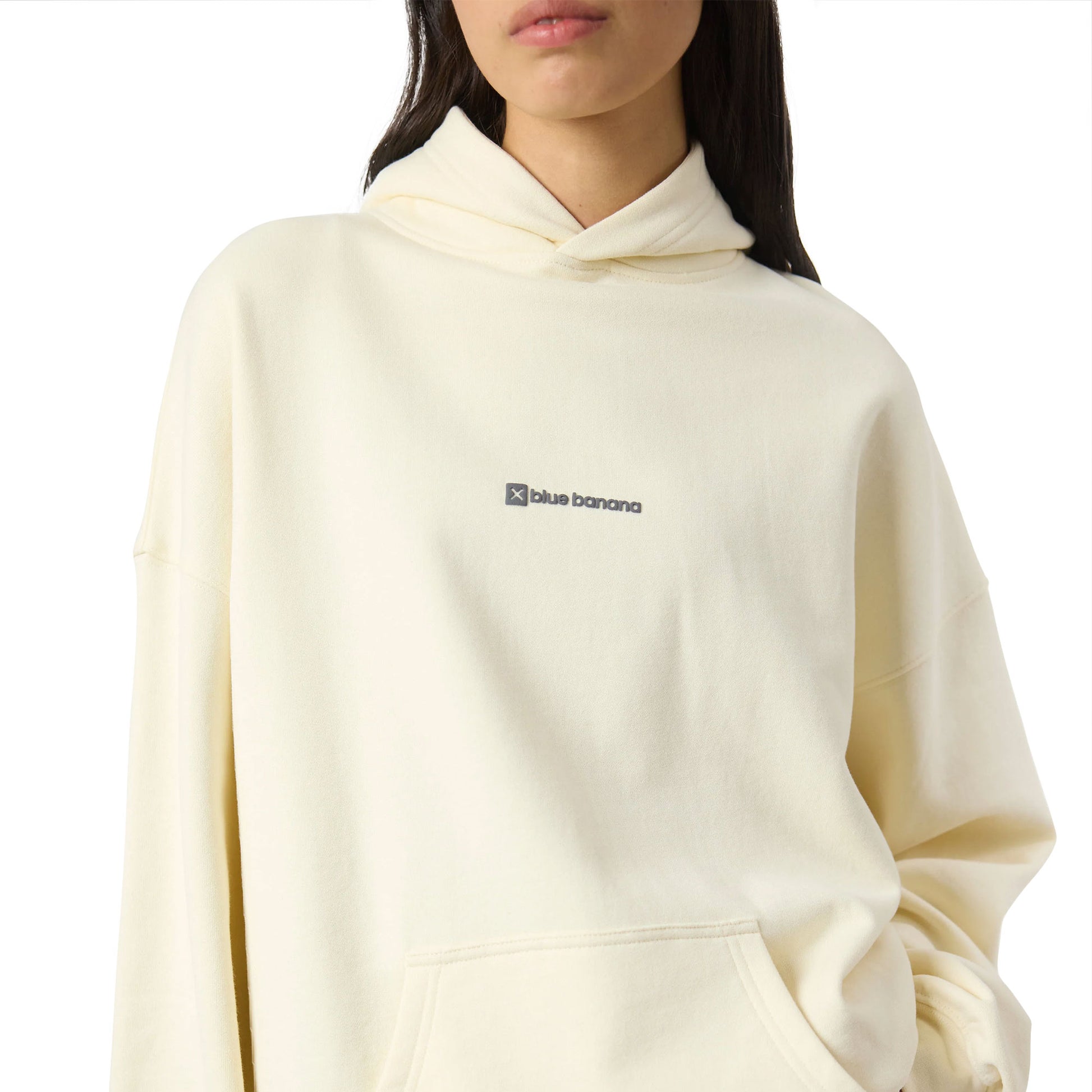 Blue Banana Karma Hoodie Cream  - AW25UG016KARWH02