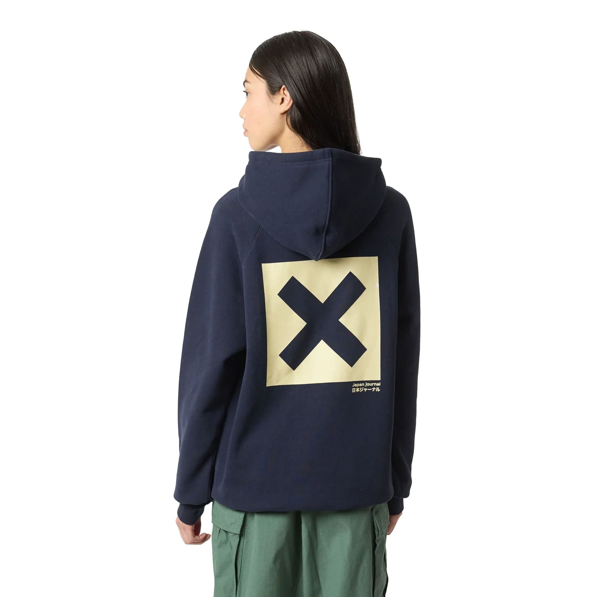 Blue Banana Nature Hoodie Navy  - AW25UG016NATBL11