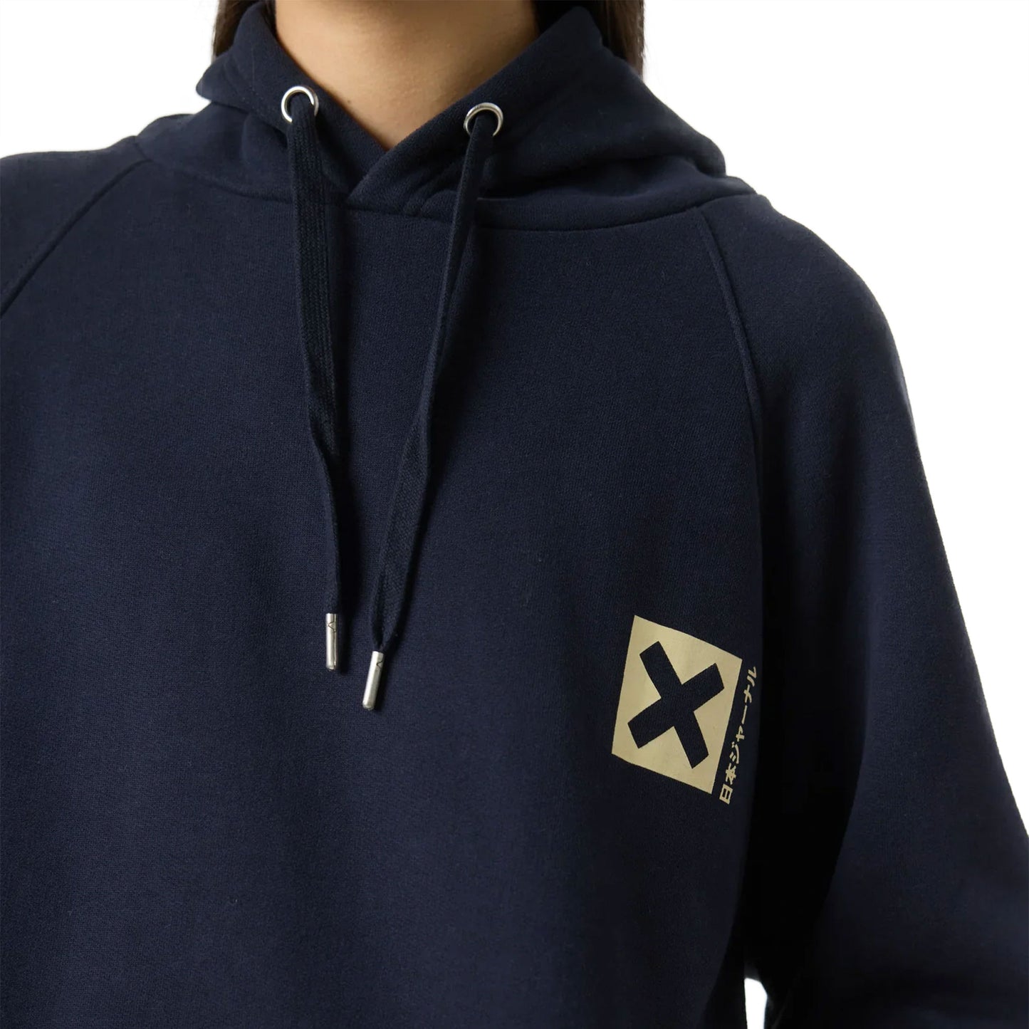 Blue Banana Nature Hoodie Navy  - AW25UG016NATBL11