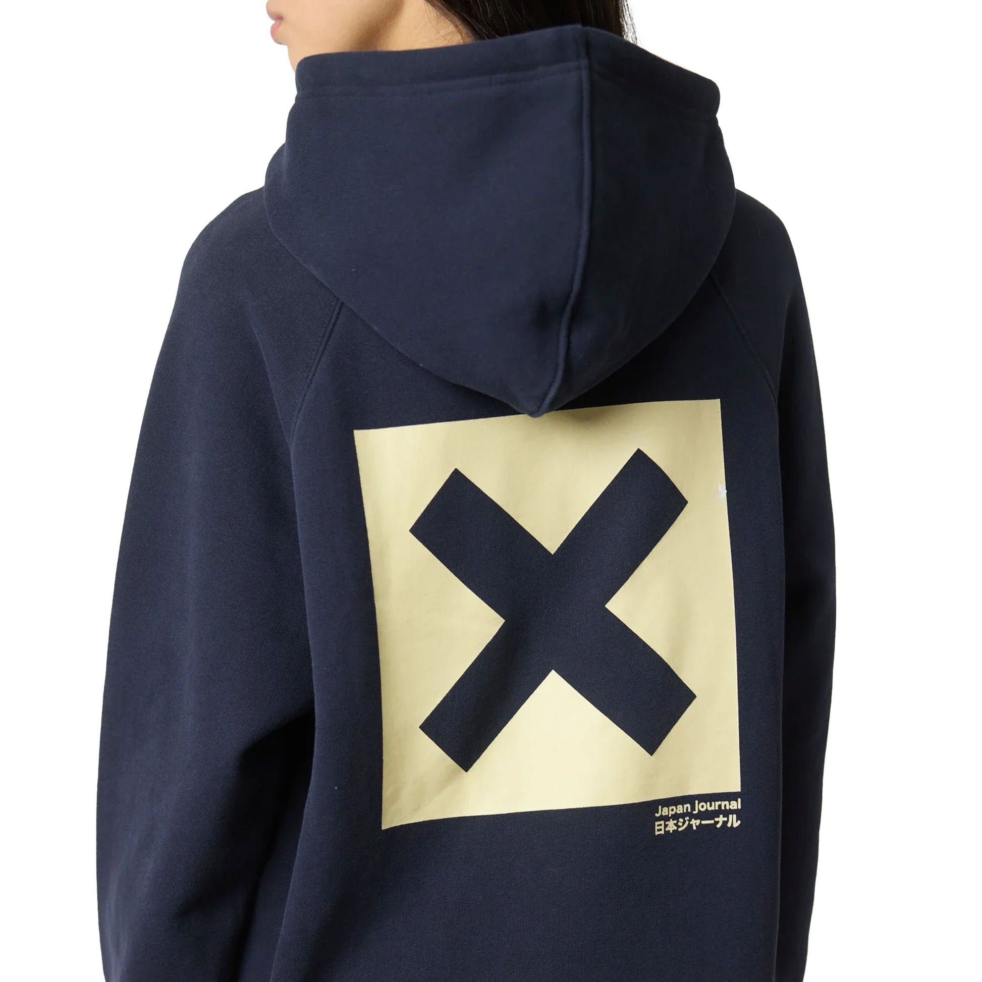 Blue Banana Nature Hoodie Navy  - AW25UG016NATBL11