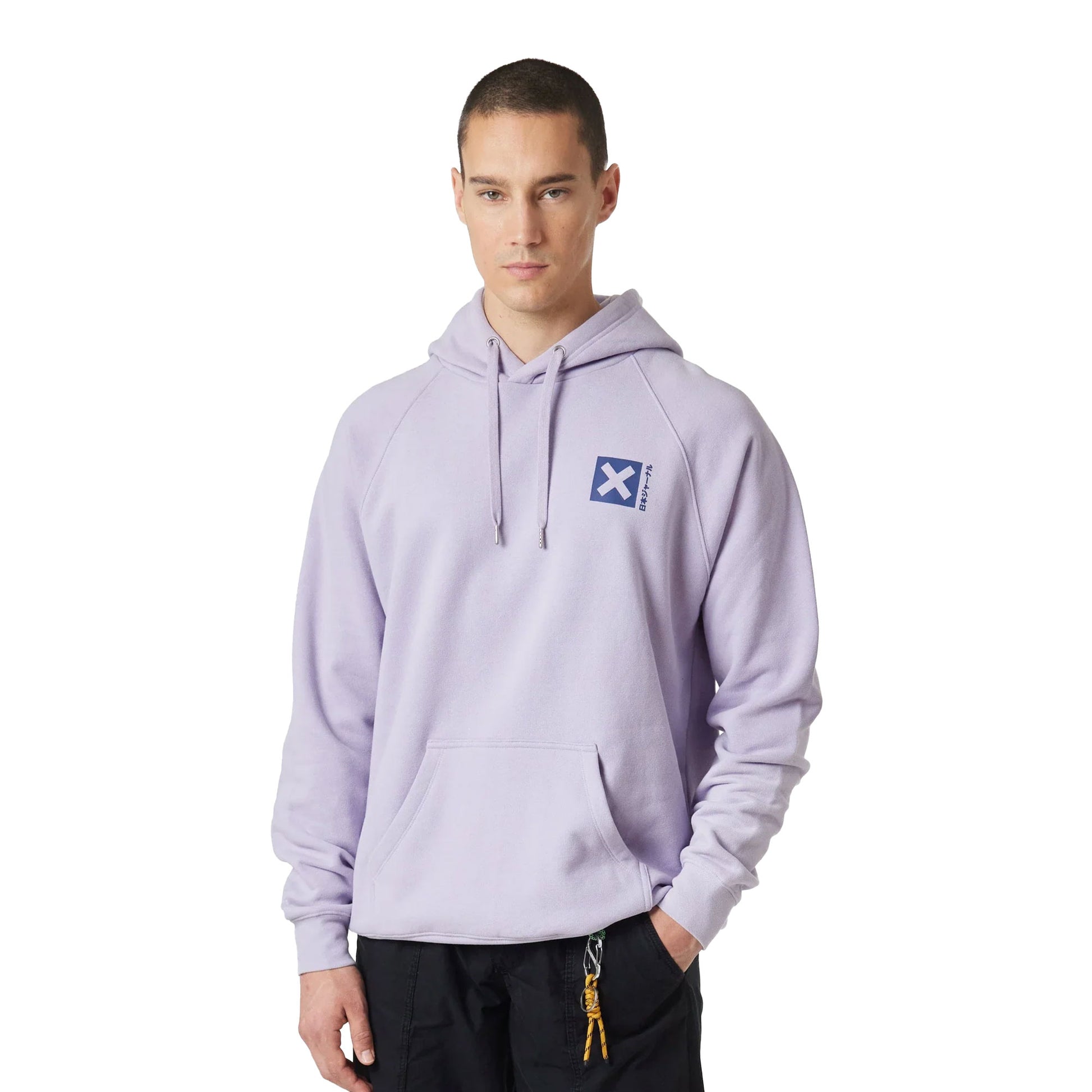 Blue Banana Nature Hoodie Light Lilac  - AW25UG016NATPP05