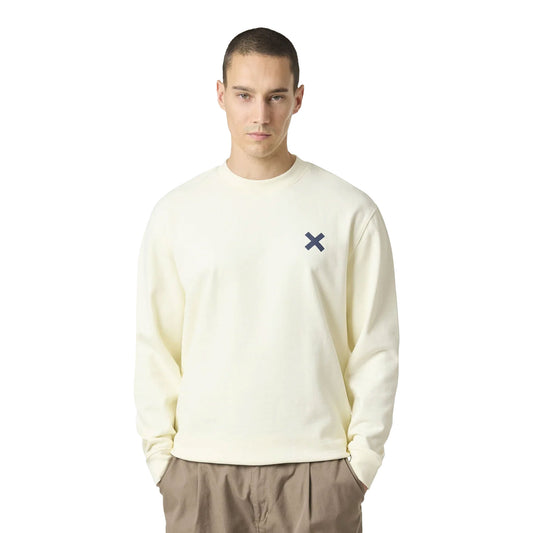 Blue Banana Amsterdam Crew Cream  - AW25UG021AMSWH02