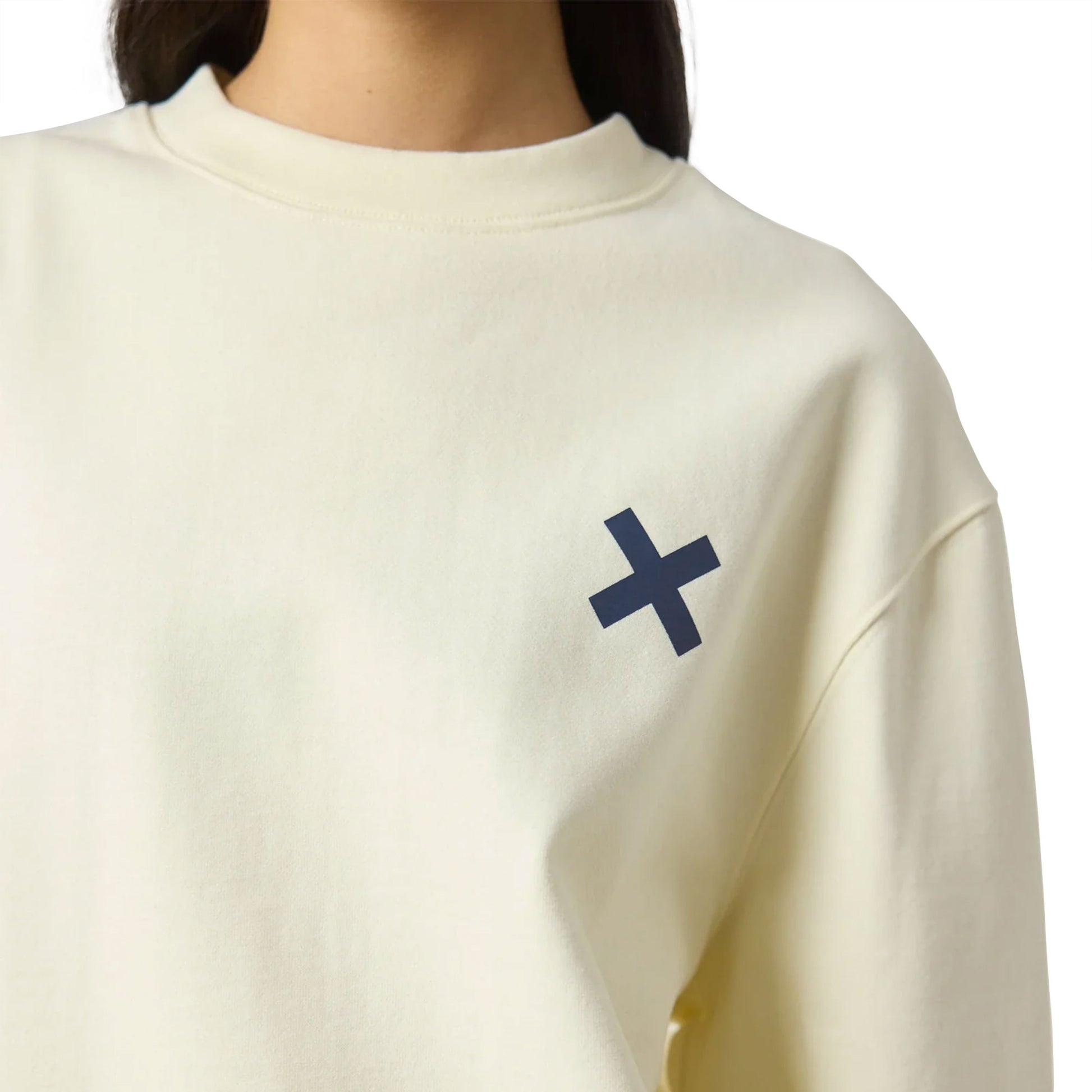 Blue Banana Amsterdam Crew Cream  - AW25UG021AMSWH02