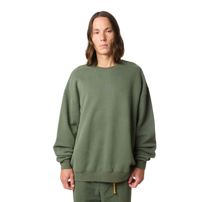 Blue Banana Bonfire Crew Khaki  - AW25UG021BONGR05