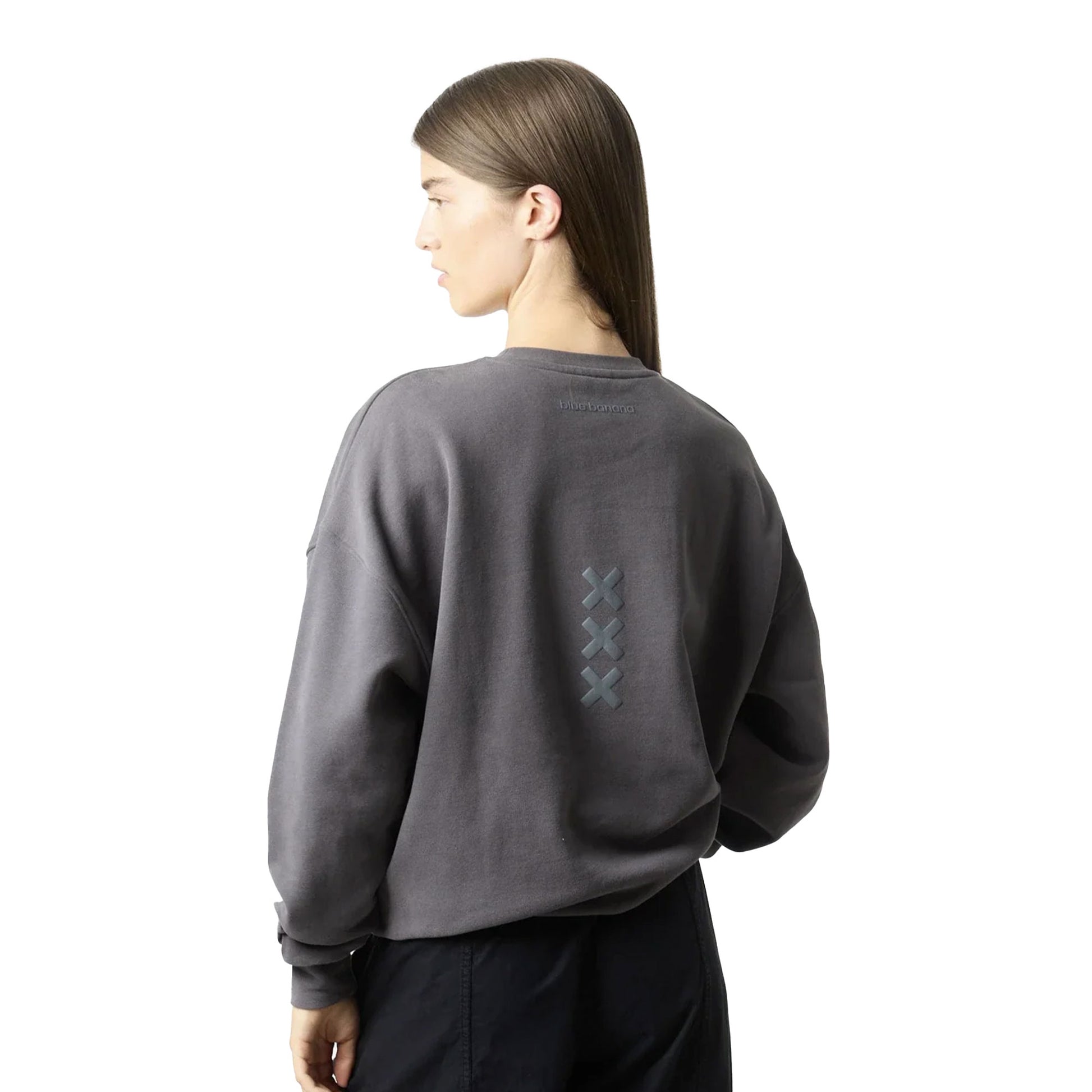 Blue Banana Bonfire Crew Ash  - AW25UG021BONGY02