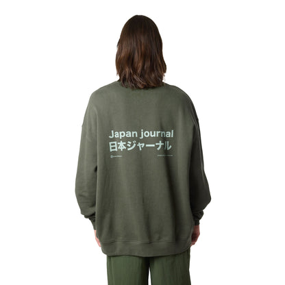 Blue Banana Ramen Crew Khaki  - AW25UG021RAMGR05