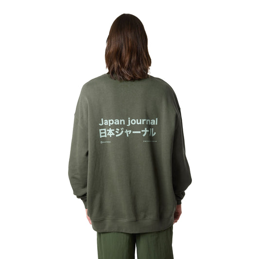 Blue Banana Ramen Crew Khaki  - AW25UG021RAMGR05