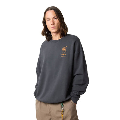 Blue Banana Ramen Crew Anthracite  - AW25UG021RAMGY01